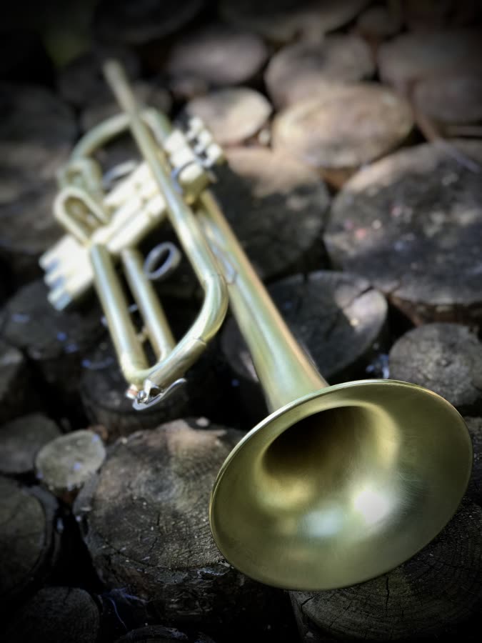 Trąbka – matowe szczotkowanie galwaniczne – wykończenie instrumentu dętego